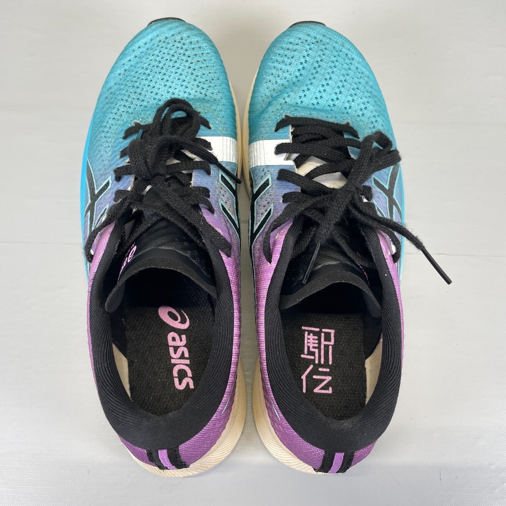 Asics Magic Speed 2 Shoes Womens Size 8 Blue Purple Casual Running Sneakers - Picture 9 of 10